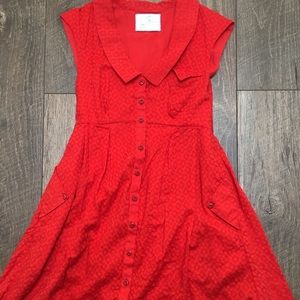 Anthropologie pin up dress
